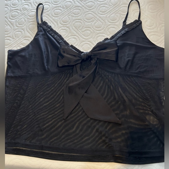 Killstar Tops - Yüna Ribbon Mesh Top 3XL Killstar